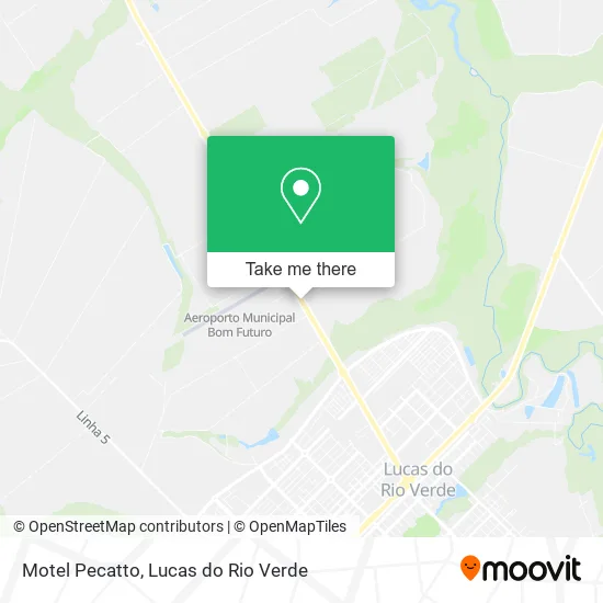Motel Pecatto map