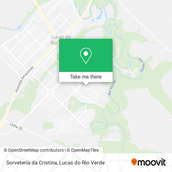 Sorveteria da Cristina map
