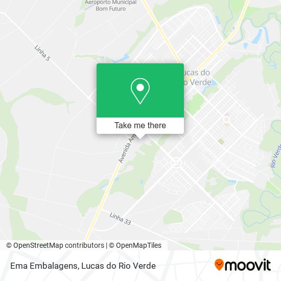 Ema Embalagens map