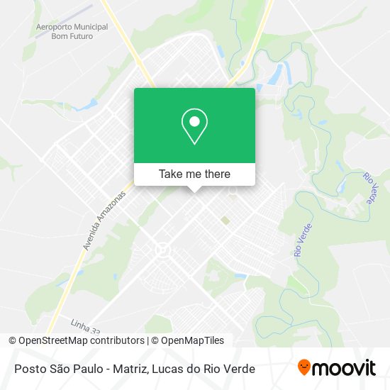 Posto São Paulo - Matriz map