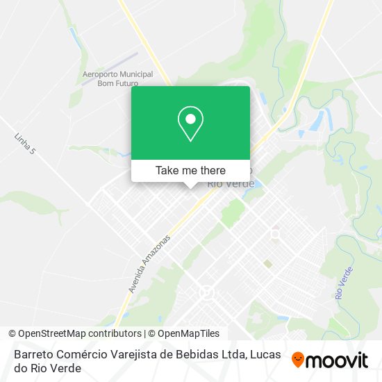 Barreto Comércio Varejista de Bebidas Ltda map