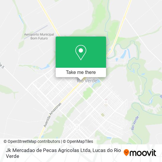 Jk Mercadao de Pecas Agricolas Ltda map