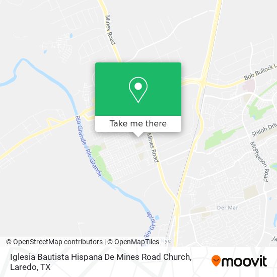 Iglesia Bautista Hispana De Mines Road Church map