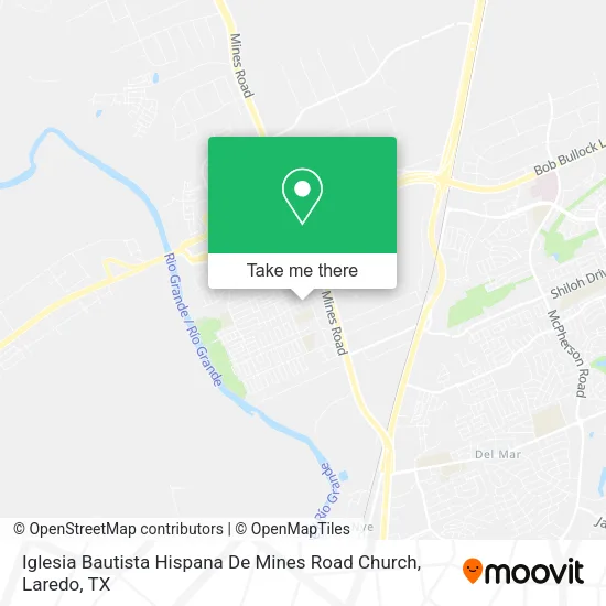 Iglesia Bautista Hispana De Mines Road Church map