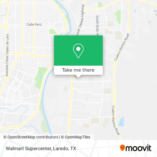 Walmart Supercenter map