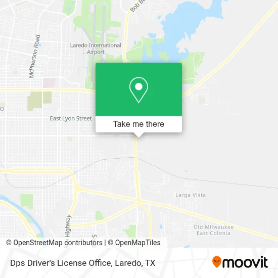 Dps Driver's License Office map
