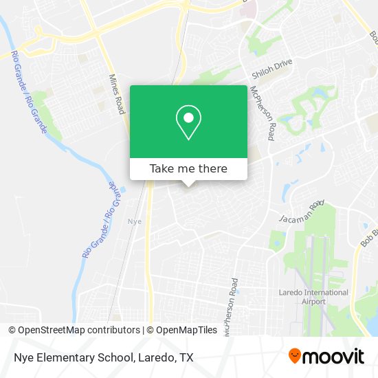 Nye Elementary School map