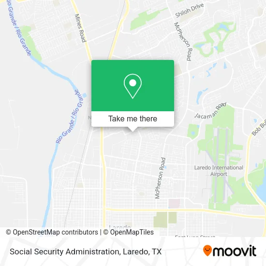 Mapa de Social Security Administration