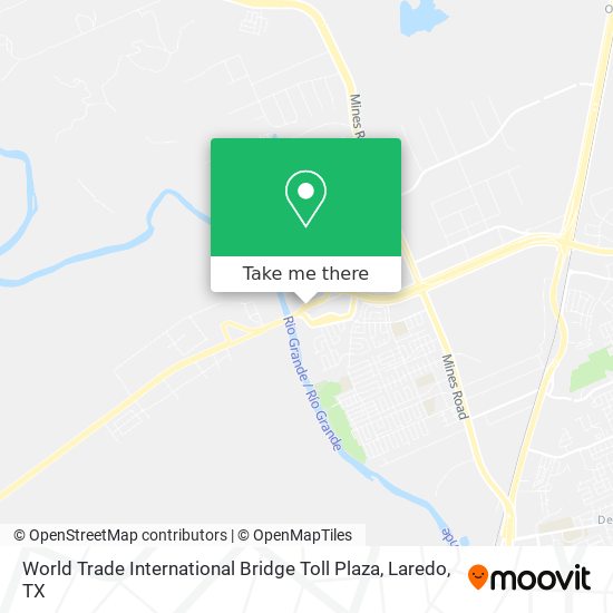 Mapa de World Trade International Bridge Toll Plaza