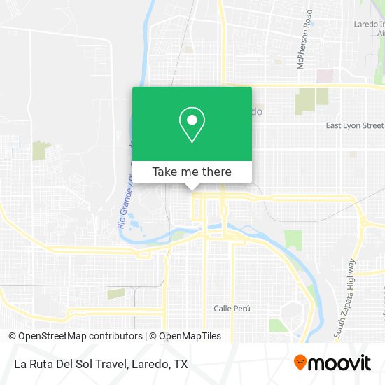 Mapa de La Ruta Del Sol Travel