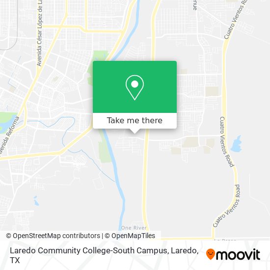 Mapa de Laredo Community College-South Campus