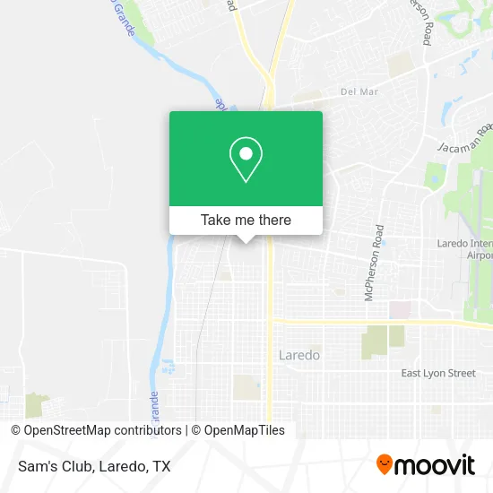 Mapa de Sam's Club