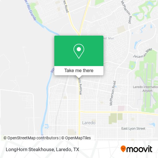 LongHorn Steakhouse map