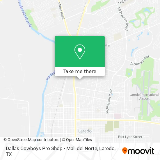 Mall Del Norte Map How To Get To Dallas Cowboys Pro Shop - Mall Del Norte In Laredo By Bus?