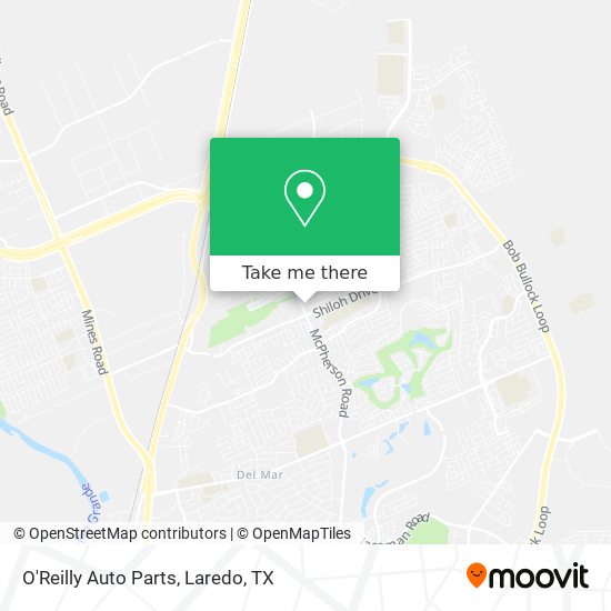 Mapa de O'Reilly Auto Parts