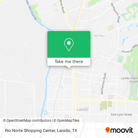 Rio Norte Shopping Center map