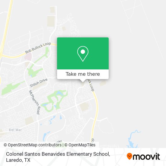 Colonel Santos Benavides Elementary School map