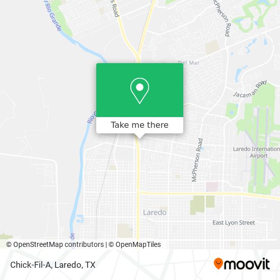 Chick-Fil-A map