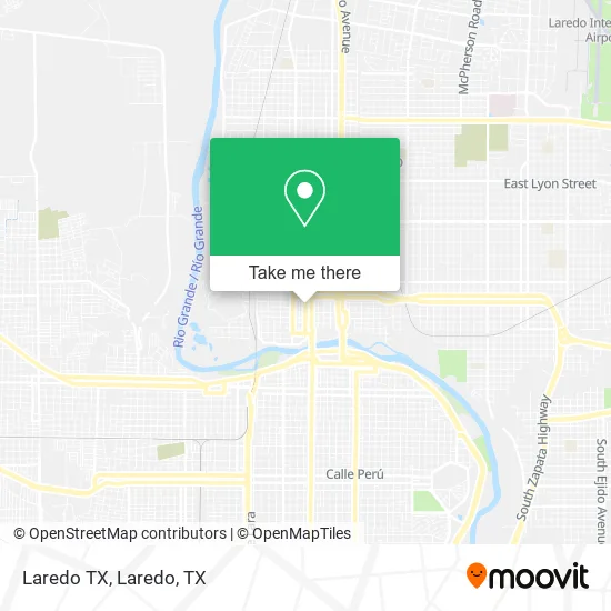 Laredo TX map