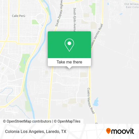 Mapa de Colonia Los Angeles