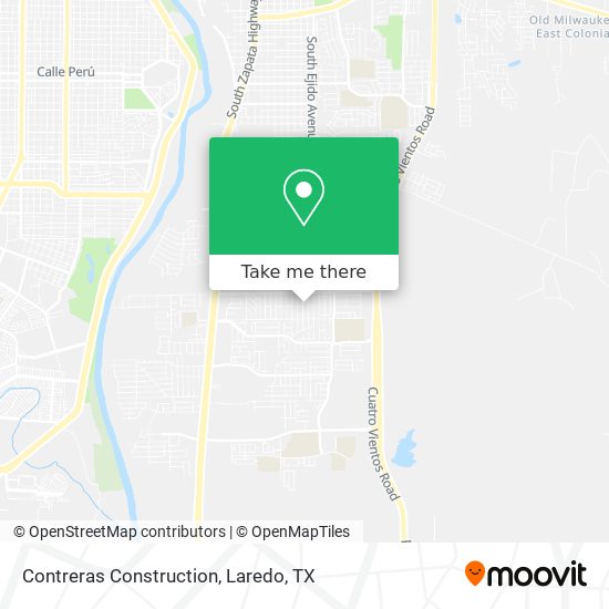 Mapa de Contreras Construction