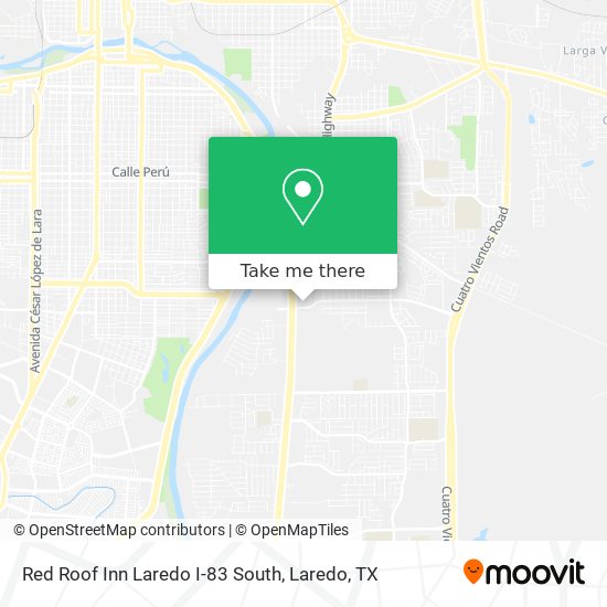 Red Roof Inn Laredo I-83 South map
