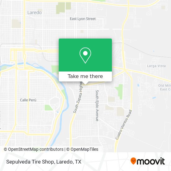 Sepulveda Tire Shop map