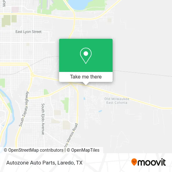 Autozone Auto Parts map