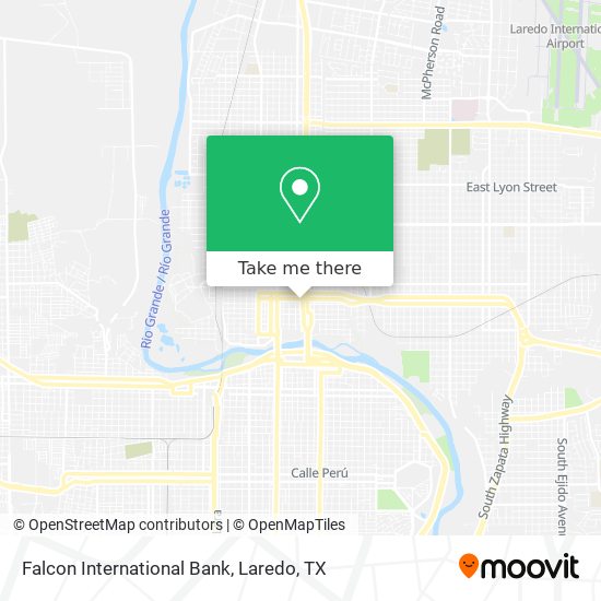 Falcon International Bank map