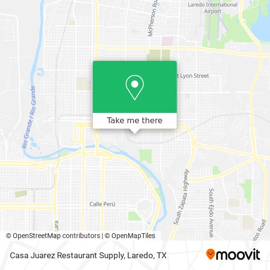 Casa Juarez Restaurant Supply map