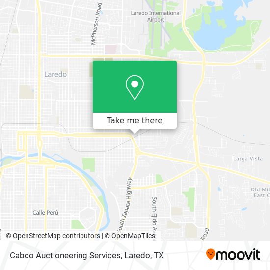 Cabco Auctioneering Services map