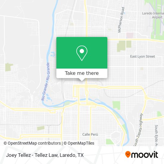 Joey Tellez - Tellez Law map