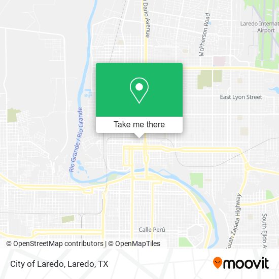 Mapa de City of Laredo