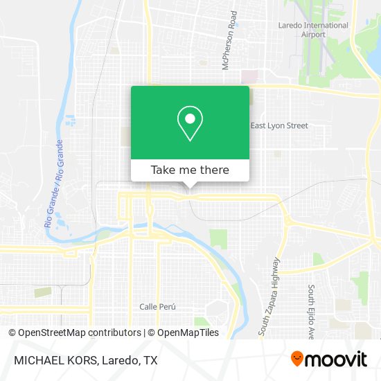 How to get to MICHAEL KORS in Laredo by Bus?