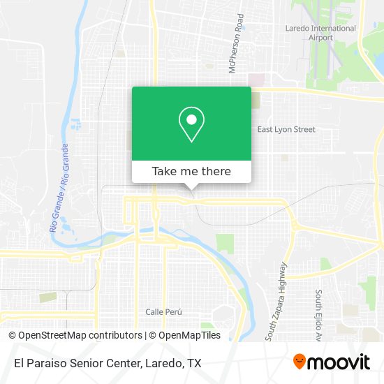 El Paraiso Senior Center map