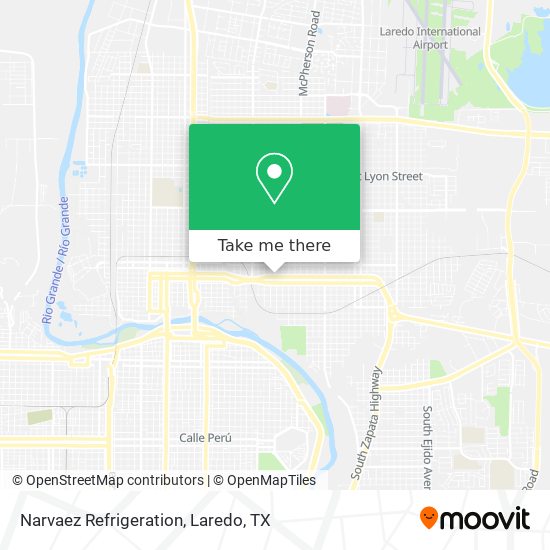Narvaez Refrigeration map