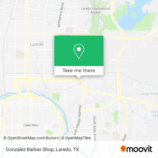 Gonzalez Barber Shop map