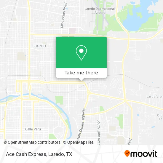 Ace Cash Express map