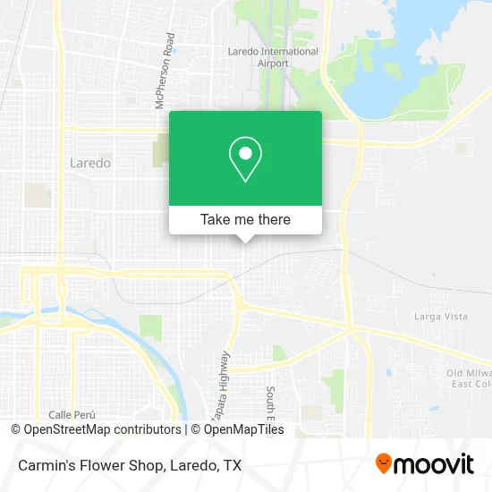 Carmin's Flower Shop map