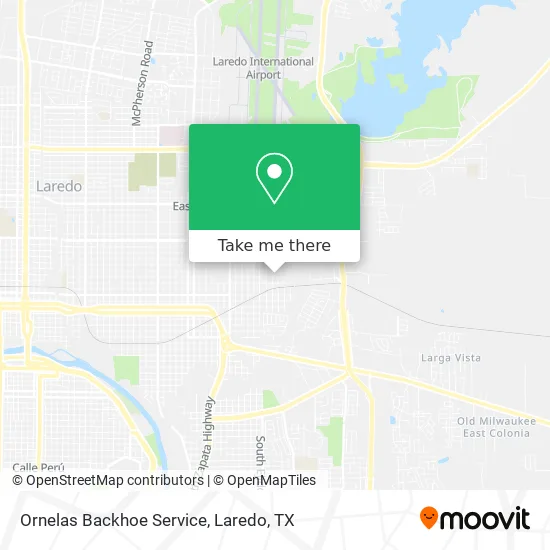 Ornelas Backhoe Service map