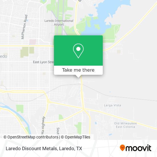 Laredo Discount Metals map