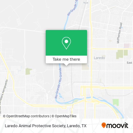 Laredo Animal Protective Society map