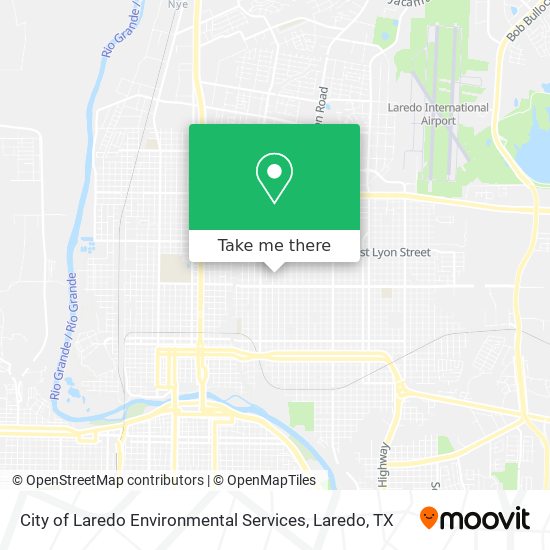 City of Laredo Environmental Services map