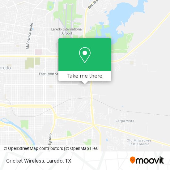 Cricket Wireless map