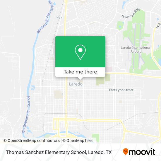 Thomas Sanchez Elementary School map