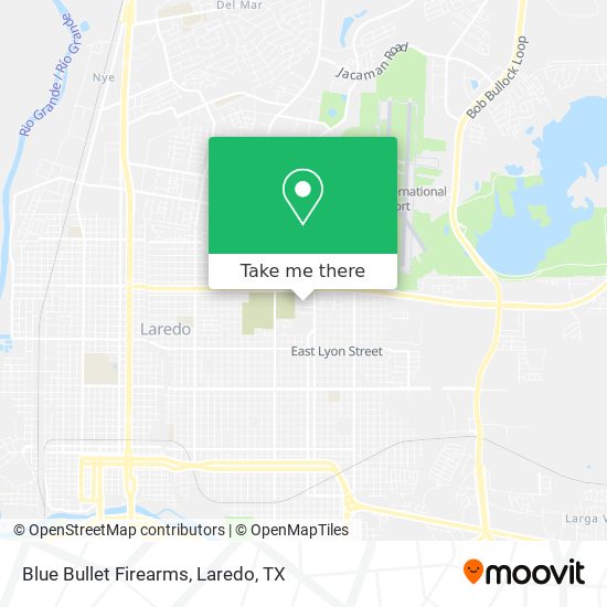 Blue Bullet Firearms map