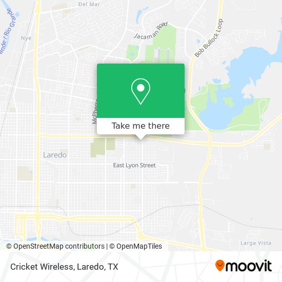 Mapa de Cricket Wireless