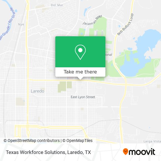 Texas Workforce Solutions map