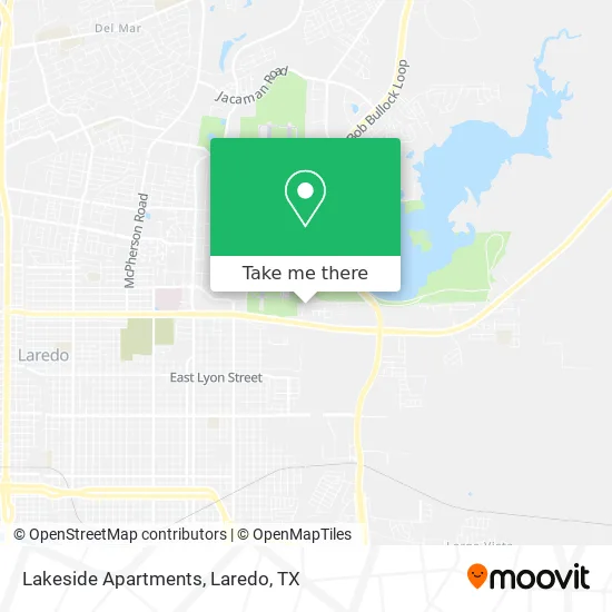 Lakeside Apartments map