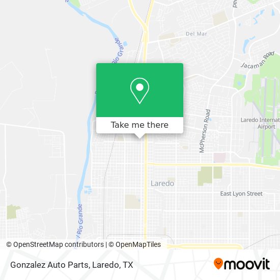 Gonzalez Auto Parts map